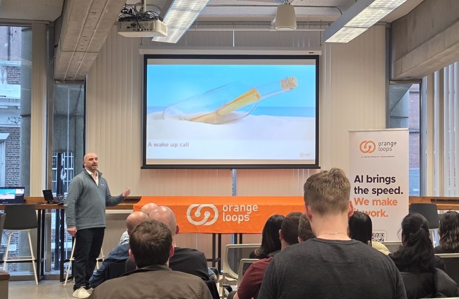 An AI-native talk hosted by OrangeLoops in Boston