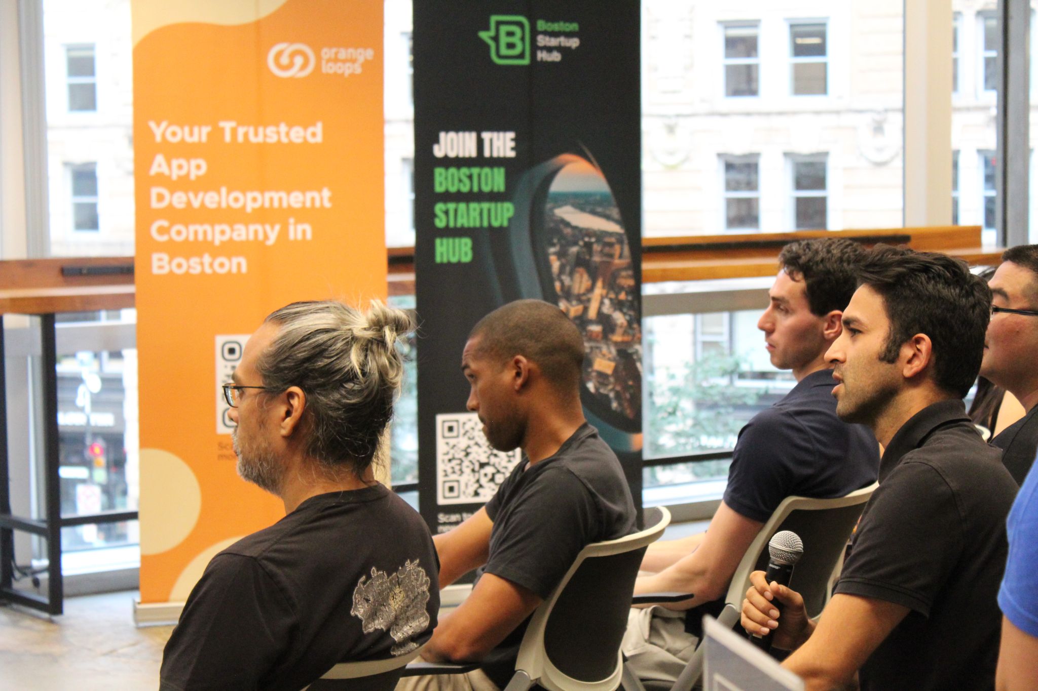 An AI session hosted by OrangeLoops in Boston