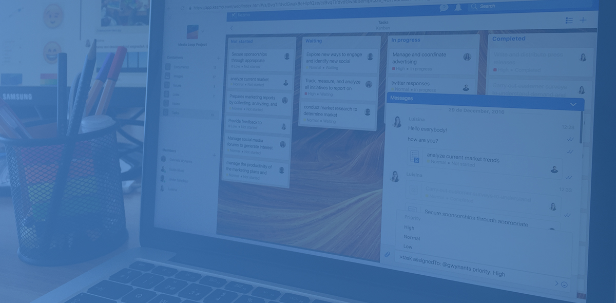 Kezmo, our enterprise chat & task manager for teams, is now open source